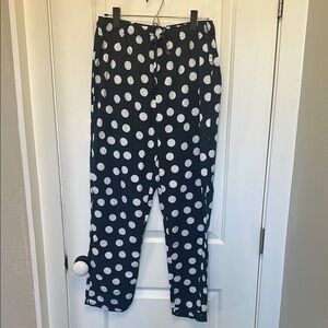 Rhythm blue and white polka dot pants